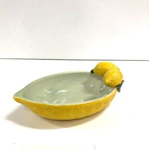 Lemon Shaped Ceramic Dish